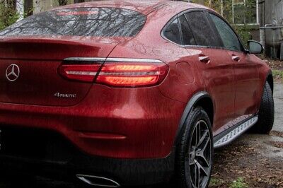 Coppia pedane predellini laterali GLC X253 2015-> ABS e Alluminio