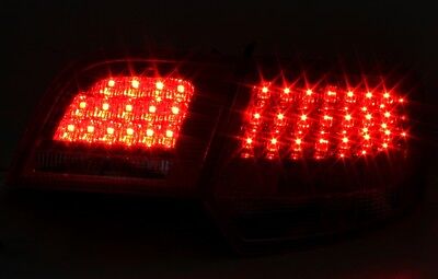 Coppia Fari Fanali LED Luci Posteriori Tuning A3 8PA 04-08 Sportback Fume'