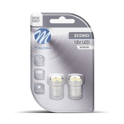 Blister 2x LED L075 BA15s G18 5xSMD5050 bianco