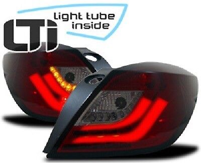 Coppia Fari Fanali Posteriori Tuning LED LTI H 3PORTE 05-10 ROSSI FUME GTC