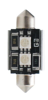Lampada Led Diodo LED L305 C5W 36mm 2xSMD5050 RAD. CANBUS blu