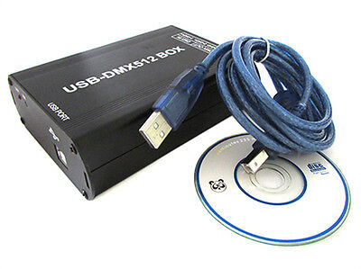 Centralina DMX-512 Master Sender Trasmettitore Segnale DMX USB Controller Progra