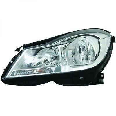Faro anteriore sx ClasseC W204 11-14 cromato H7/H7 MARELLI motor reg el