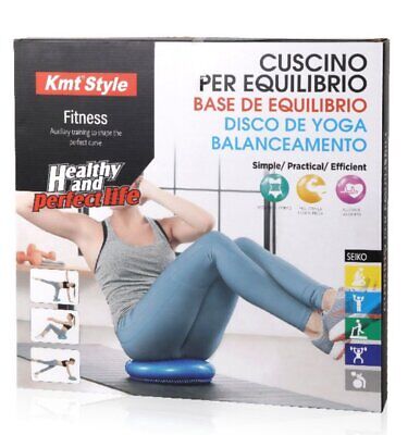 Cuscino Per L'equilibrio Gonfiabile Allenamento Fitness Diametro 34cm Colore