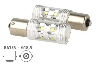 Lampada Led BA15S 1156 P21W 50W 12V 24V Canbus Luci Diurne Q7 A3 A6