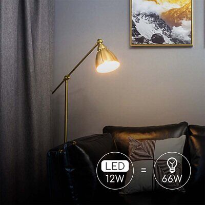 Lampadina LED E27 12W R80 Luce Bianca Calda 3000k 1170 Lumens Angolo a Fascio