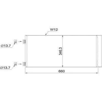 Condensatore clima Cooper/One/Cabrio/Clubman 09/10- 64539228607