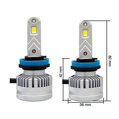 H11-H9-H8-H16 Led Conversion Matrix EVO 2 pezzi 7000lm 6500°K 9-30V 35-42W
