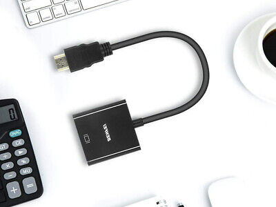 Convertitore Adattatore da HDMI a VGA Maschio Femmina con Cavo Audio