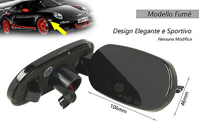 Kit Freccia Laterale a Led Side Marker Lente Fume Benz Sprinter W906