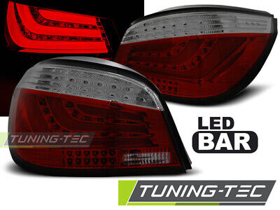 FANALI POSTERIORI LED BAR ROSSO FUMO per E60 07.03-02.07