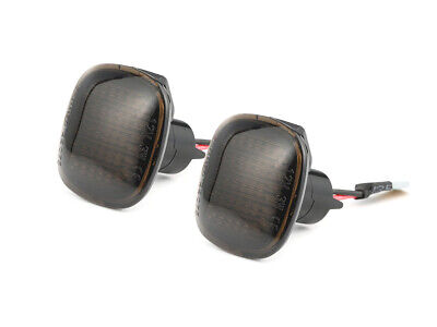 Kit Freccia Laterale a Led Side Marker Lente Nero Fume Luce Bianco Per A3