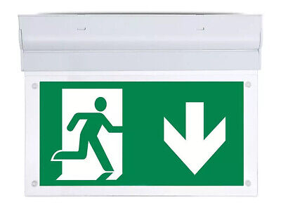 Kit Emergenza Da Parete Muro Soffitto Orientabile 90 Gradi Modalita SA e SE Led