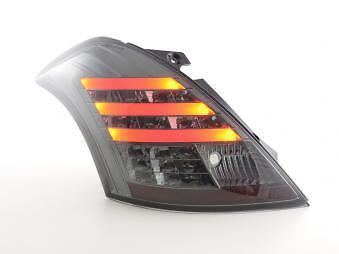 Coppia Fari Fanali Posteriori Tuning LED LTI Swift Sport 11-13 nero