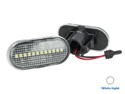 Kit Freccia Laterale a Led Side Marker Lente Trasparente Luce Bianco Per V