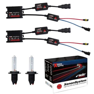 H7 Xenon Canbus Slim 6000°K 2 lampade + ballast 35W e relativi cavi 2600 lm