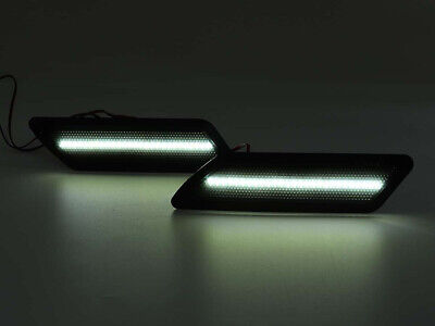 Kit Freccia Laterale a Led Side Marker Lente Nero Fume Luce Bianco Per