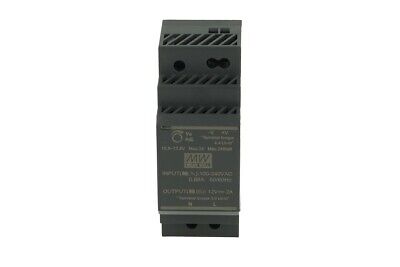 MeanWell HDR-30-12 Trasformatore Rotaia Industriale 12V 24W 2A Barra Guida DIN