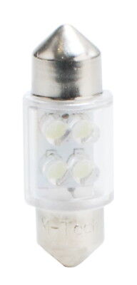 Lampada Led Diodo LED L022 C5W 31mm 4LED 3mm bianco