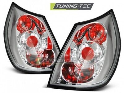 Coppia Fari Fanali Posteriori Tuning SCENIC (06.2003-02.2006) Cromato