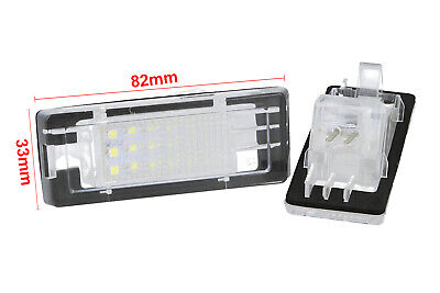 Kit Coppia Plafoniere Luci Targa Led Duster Dopo 2010 12V 3W Canbus Bianca E9