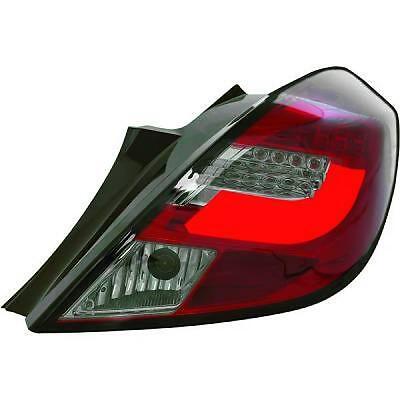 Coppia fari fanali posteriori TUNING Lightbar CORSA D 06->14 3pt rossi fume