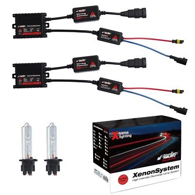 H1 Xenon Canbus Slim 6000°K 2 lampade + ballast 35W e relativi cavi 2600 lm
