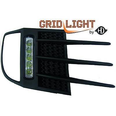 Coppia Luci Diurne Dayline DRL TUNING GOLF VI 08- per vetture con fendinebbi