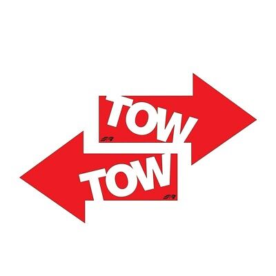 Adesivo prespaziato Red Tow 146X92 mm