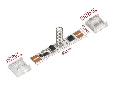 Interruttore Led Dimmer Touch Senza Saldatura Flessibile Larghezza 12mm 12V 24V