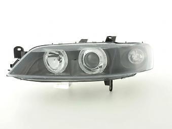 Coppia Fari Fanali Anteriori Tuning Angel Eyes Vectra B Bj: 99-02 nero