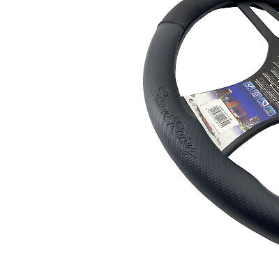 Coprivolante Sporty Blu Ecopelle microfibra carbon look per volanti con
