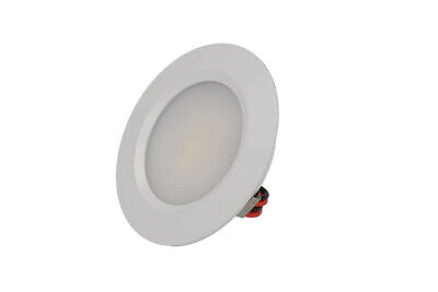 Faretto Led Da Incasso Carcassa Bianca Rotondo 3W AC/DC 12V DC 24V Bianco