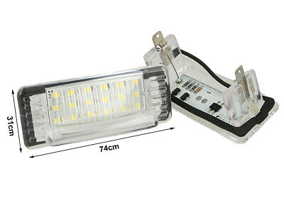 Kit Luci Targa Led Per Sprinter OEM 9018200156 Canbus Bianco 12V 5W