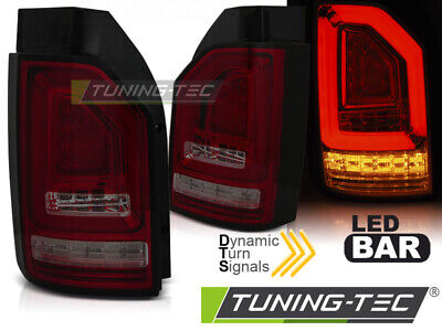 LED BAR TAIL LIGHTS RED SMOKE SEQ fits T6 15-19 OEM BULB