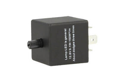 Flasher Led Lampeggiatore Rele Relay Frequenza Regolabile 3 Pin 12V CF14 Per Fr