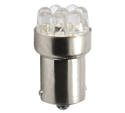 Lampada Led Diodo LED L074 G18 Ba15s 8LED 5mm giallo