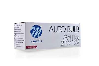 LOTTO DI 10 PEZZI Lampada M-TECH BAU15s 21W 12V ROSSO