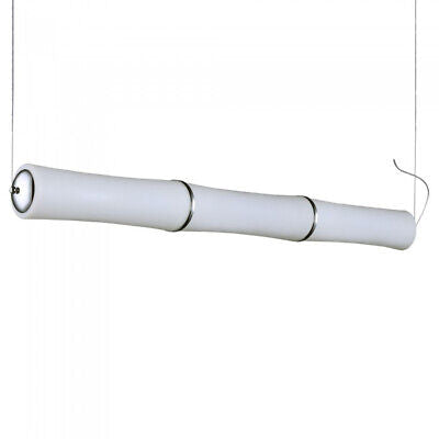 Lampada Led A Sospensione Moderno Forma 3 Canne Bambu Lunga 1310mm 52W 3000K
