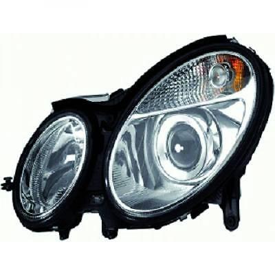 Faro fanale anteriore Sinistro Classe E W211 02-06 HELLA H7+H7 con moto