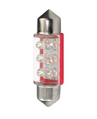 Blister 2x LED L023 C5W 36mm 6LED 3mm rosso