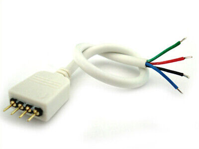 2 PZ Connettori Spina Maschio Con 4 Pin Per Striscia Bobina Led RGB <p