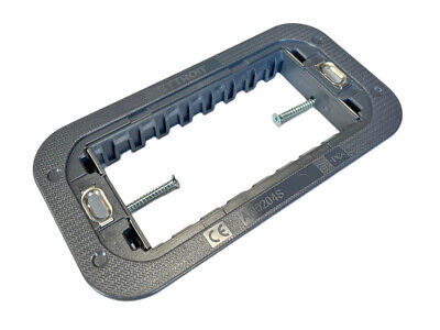ETTROIT Supporto Slim Sottile 4P Serie Moon 4 Posti Per Scatole 504 Compatibile