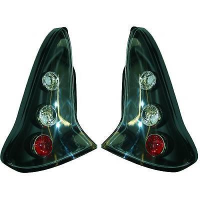 Coppia fari fanali posteriori TUNING C4 04-09 neri 3 porte