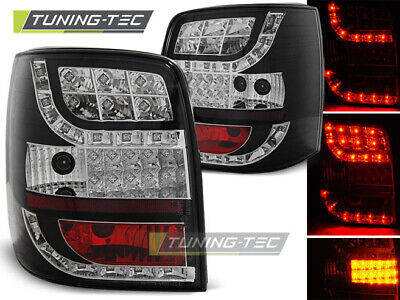 FANALI POSTERIORI A LED INDICATORE NERO per PASSAT B5 96-00 VARIANTE