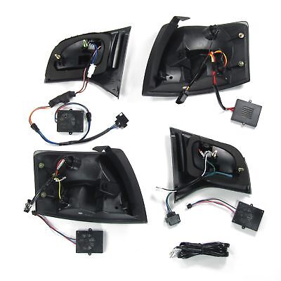 Coppia Fari Fanali LED Tuning Posteriori A4 B7 2004-2008 Avant /Nero