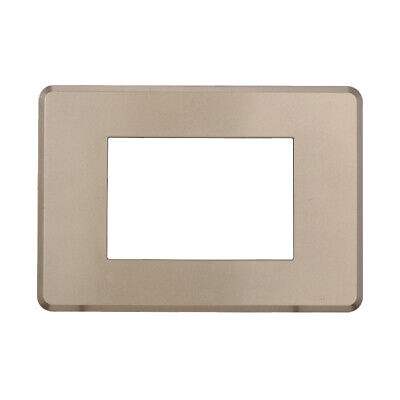 ETTROIT Placca Slim Sottile 3P Serie Moon Colore Titanio Compatibile Con