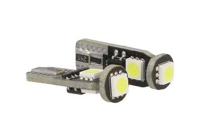 Lampada Led Canbus T10 W5W 3 Smd 5050 Bianco 12V No Polarita Errore Luci