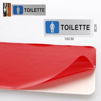 Cartello Segnaletico Toilette Donna 5*18CM <ul><li>Segnaletica Chiara e