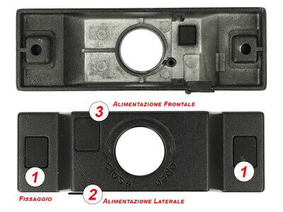 Kit Staffa di Fissaggio Per Sistema Tensostruttura Luce Led StarLine 2 Lati